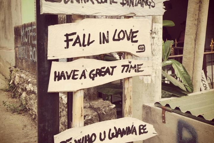 Billabong Girls Bali Surf Trip sign