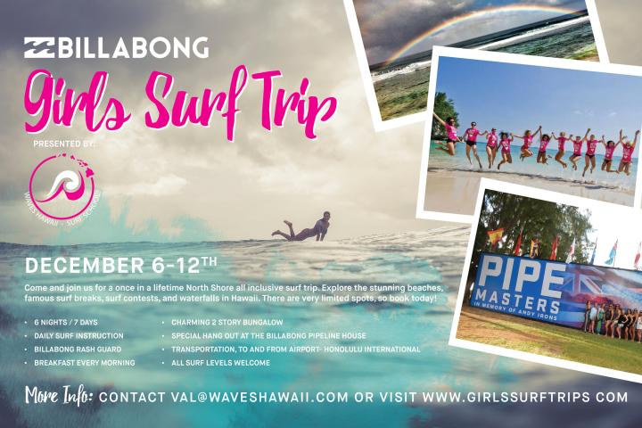Pipe Masters North Shore Trip flyer